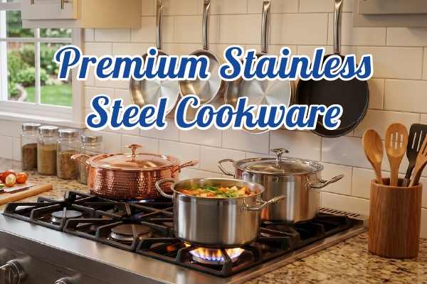 Sunnex New Items-- Stainless Steel Cookware
