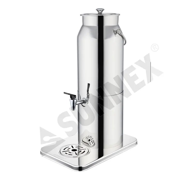 Verona Stainless Steel Beverage Dispenser With Ice Tube